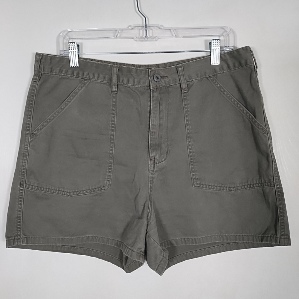 Union Bay Juniors 13 Olive Khaki Shorts Vtg Y2K 90s Grunge Preppy Inseam 3"